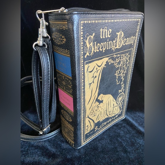 Source Unknown Handbags - The Sleeping Beauty Vintage Book Purse Crossbody Clutch Handbag Vegan Classic